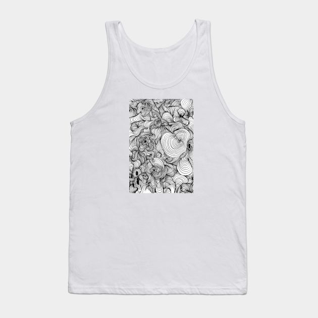 Psychedelice Swirls Tank Top by ptelling